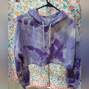 Refuge athletics cropped hoodie shirt